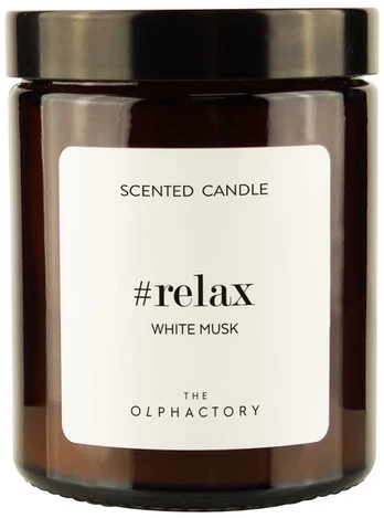 The Olphactory, Relax Baltas Musk, Scented Candle, 135 g