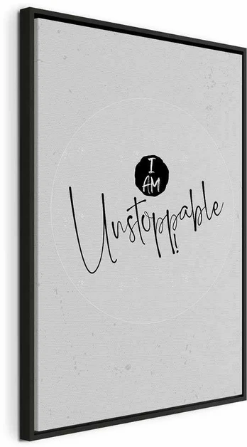Artgeist Paveikslas - I Am Unstoppable (1 Part) Vertical