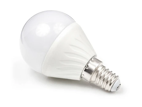 LED lemputė E14 8W G45 - Šiltai balta (3000K)