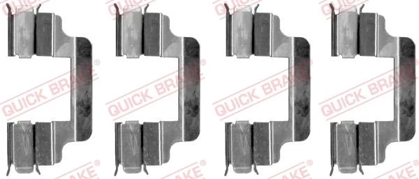 QUICK BRAKE QB109-1230 Brake pad fitting kit