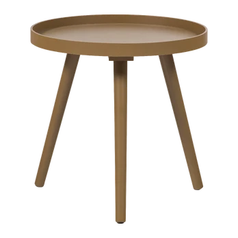 Šoninis staliukas Sasha, Ø41 cm, 40 cm, geltona