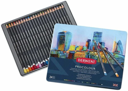 Derwent Procolour -värikynälajitelma, 24 kpl