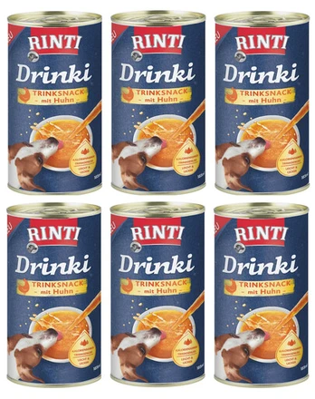 RINTI Gėrimai su vištiena 6x185 ml