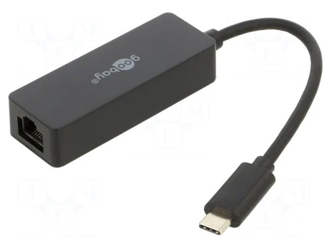 USB to Ethernet adapter | USB 3.1 | PnP | black | 5Gbps | 0.1m