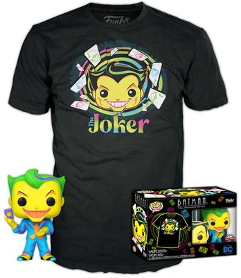 Funko Set figure POP & Tee DC Comics Batman Joker Exclusive