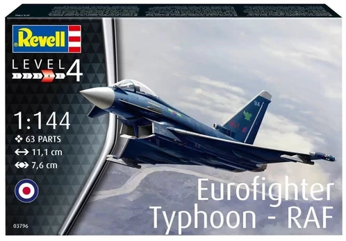 Revell Model plastikowy samolot eurofighter typhoon raf 1/144