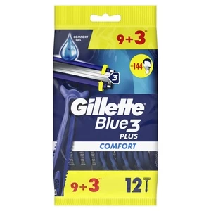 Gillette Blue 3 Comfort Skustuvas, 12 vnt