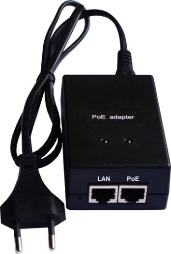 PoE įterpėjas-injector 1 kanalo POE-004, 48V, 0,4A