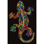 Deimantinė mozaika su rėmeliu Gekko Paua, 41x27 cm kaina