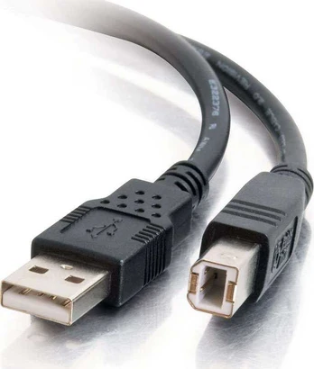 Kabelis USB C2G Kabelis / 2 m USB 2,0 A/B Juodas