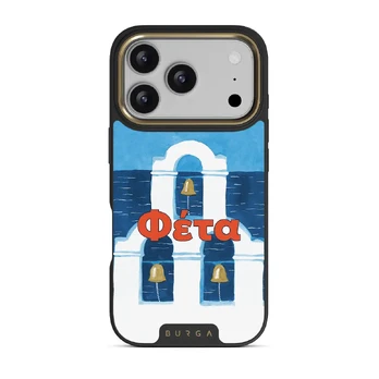 Feta - iPhone 17 Pro Case, Elite Dark (MagSafe) / Gold
