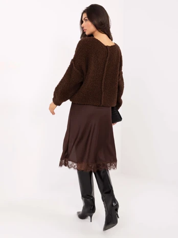 Sweter-IT-SW-72806.75-ciemny brązowy