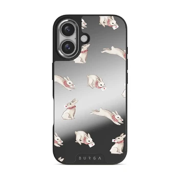 Late Again - iPhone 16 Case, Elite Mirror Dark (MagSafe) / Silver