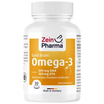 Omega-3 Gold smegenims. Maisto papildas