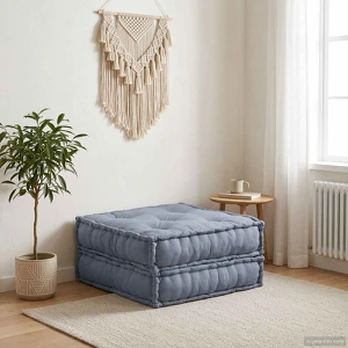 Pufas Modulinis Pilkas 70x70x36 Audinys