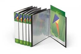Folder with sleeves Forpus (80) A4, Black kaina