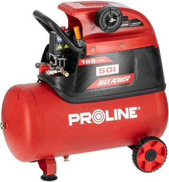 kompresorius olejowy 50l, 1500w/2km, 8bar, 169l/min proline