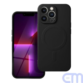 Silicone Mag Cover case compatible with MagSafe for IPHONE 13 PRO black