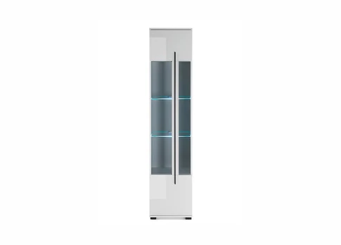 Aukšta vonios spintelė Imv Cantara, 200 cm, baltas blizgesys