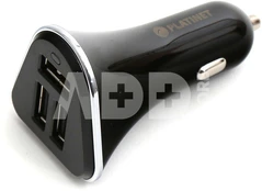Įkroviklis Platinet, Micro USB/3 x USB, 1 m, juoda kaina