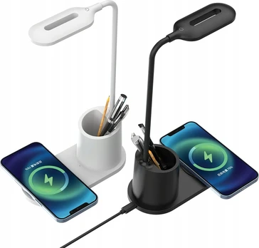 Rebeltec Indukcinis įkroviklis + Qi lemputė 10w balta - Outlet