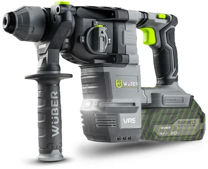 Akumuliatorinis perforatorius Wuber 20V, SDS-plus 2,8 J (be akumuliatoriaus ir įkroviklio)