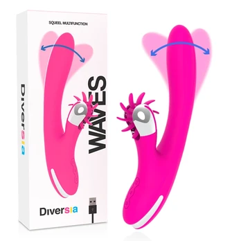 Vibratorius DIVERSIA BUNNY WAVES 24 cm
