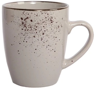 Puodelis Domoletti Speckle Brown, ruda, 0.368 l