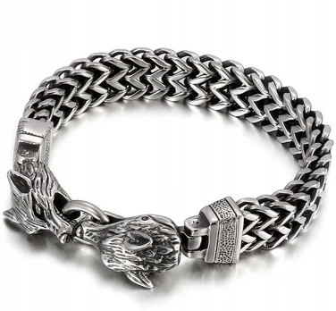 Vikingų apyrankė Vilkai Nordic Amuletas 316l 215