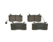 BOSCH 0 986 424 390 Brake pad set kaina