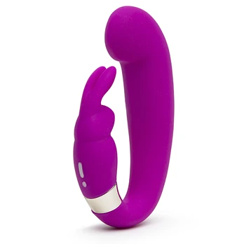 Happy Rabbit - G-Spot Clitoral Curve Vibrator G taško vibratorius