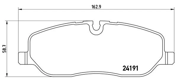 Stabdžių trinkelių rinkinys, diskinis stabdys BREMBO P44014