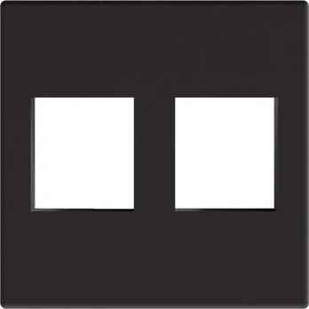 Adapteris AV Procab Procab CP45KS2/B Connection plate Keystone 45 x 45 mm Juodas