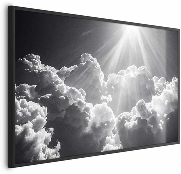 Artgeist Plakatas - Hope in the Clouds: Inspiring Sun Rays – Awaken Emotions