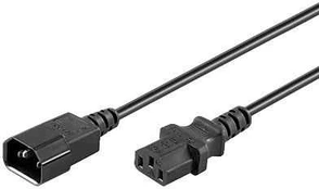 MicroConnect Maitinimo laidas C13 - C14 7m juoda