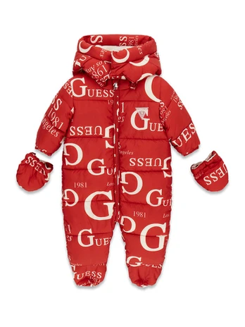 Guess Žiemos kombinezonas H6BG02 W4053 Raudona Regular Fit