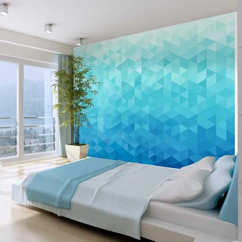 Artgeist Fototapetas - Azure pixel