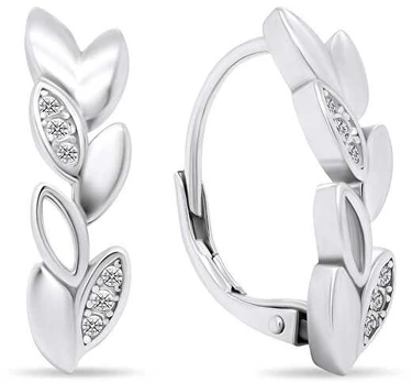 Brilio Silver Charming sidabrinis auskarai su cirkoniais EA441W