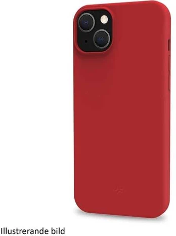 Dėklas Celly Cromo Soft rubber case iPhone 16 Pro Röd