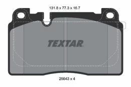 TEXTAR 2564305 Brake pad set kaina