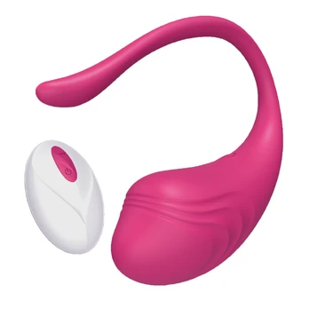 Pink CRUSHIOUS TAMAGO RECHARGEABLE VIBRATING EGG WITH REMOTE Rožinis