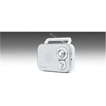 Muse Portable Radio M-051RW White, AUX in