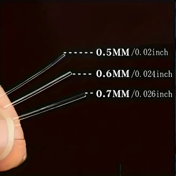 Elastingas siūlas, 0.5mm (2pcs/set)