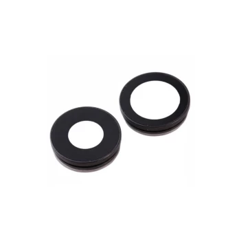 iPhone 11 kameros stikliukas su rėmeliu Black (2pcs) ORG