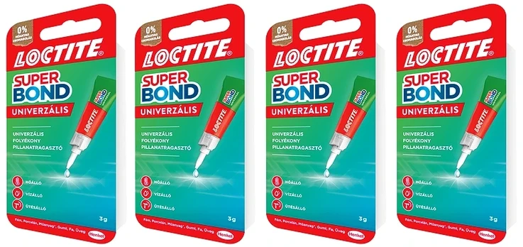 Momentiniai klijai Loctite Super Bond Universal 3g 4vnt