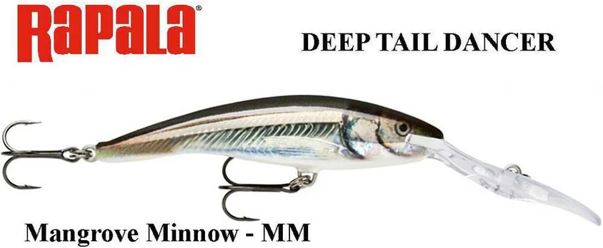 Vobleris Rapala Deep Tail Dancer MM Mangrove Minnow