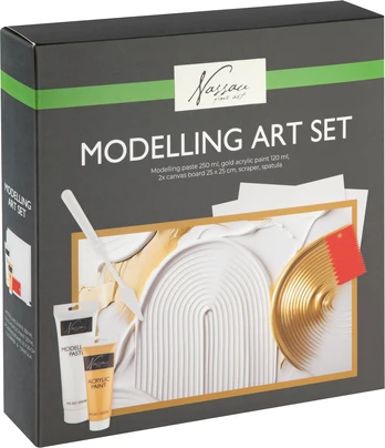 Nassau - Modelling art set - incl paste 250 ml & 1 scraper (AR0767/GE)