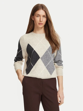 Marella Megztinis 2625366212200 Smėlio Regular Fit