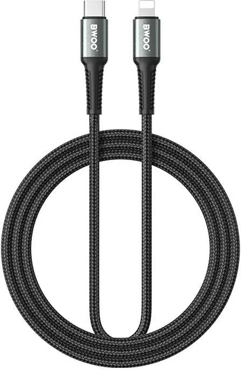 BWOO 30W Braided USB-C to Lightning cable, 3 m