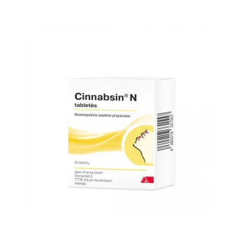 CINNABSIN N tabletės N40